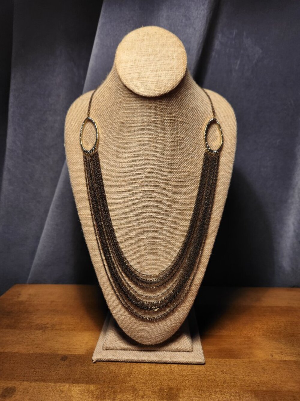 Chloe + Isabel Crystal Pave Link Multi-Strand Necklace